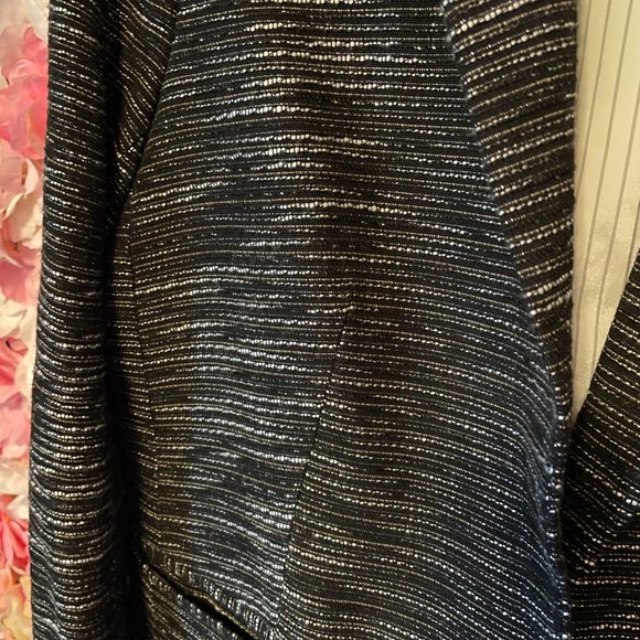 Lucky Brand Black & White Blazer Sz 6 - Picture 3 of 5